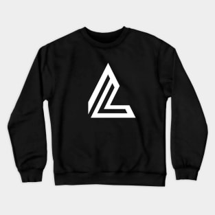 Geometric abstract black and white Crewneck Sweatshirt